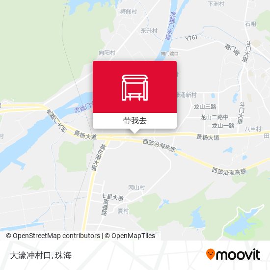 大濠冲村口地图