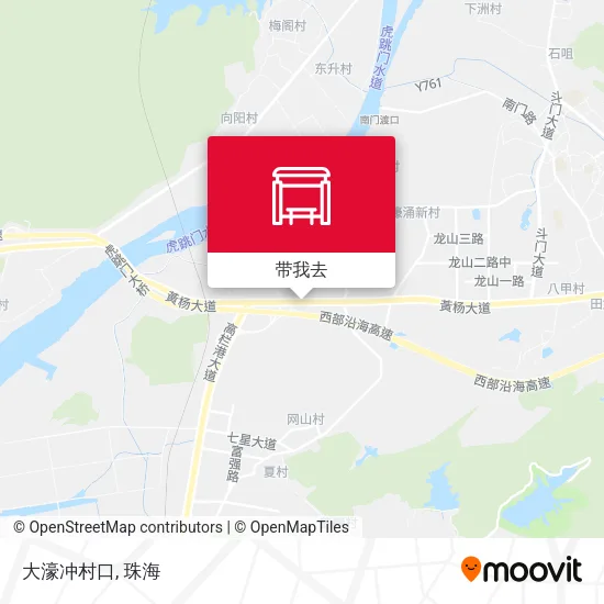 大濠冲村口地图