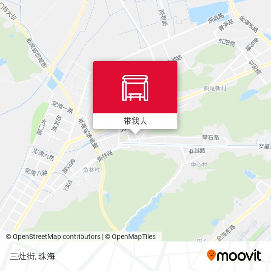 三灶街地图