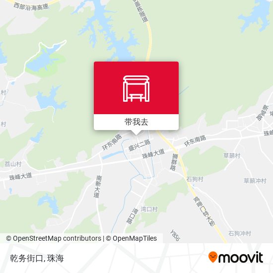 乾务街口地图