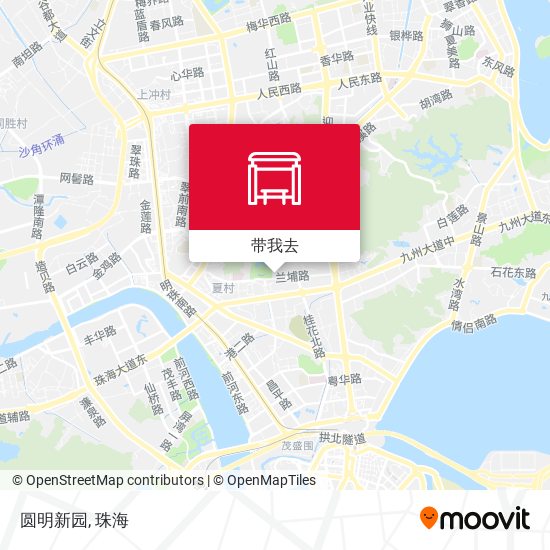 圆明新园地图