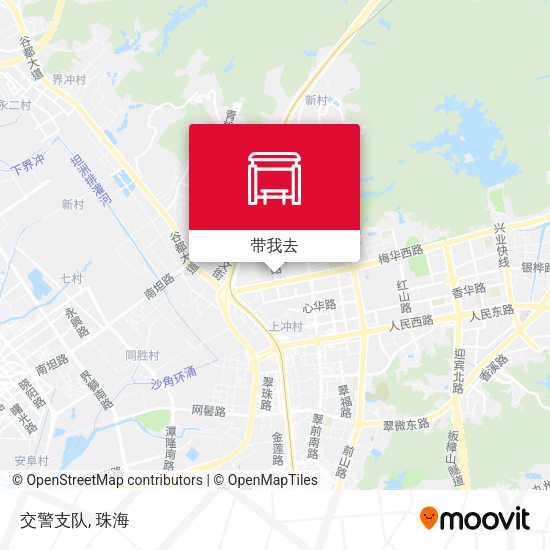 交警支队地图