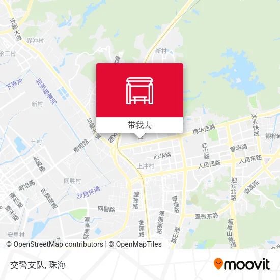 交警支队地图