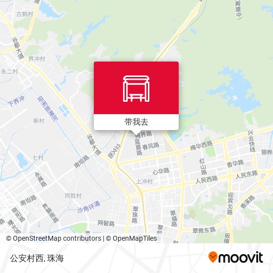 公安村西地图
