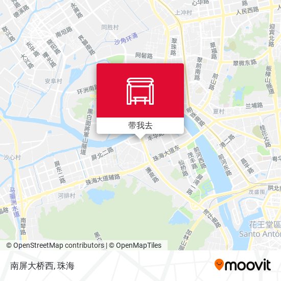 南屏大桥西地图