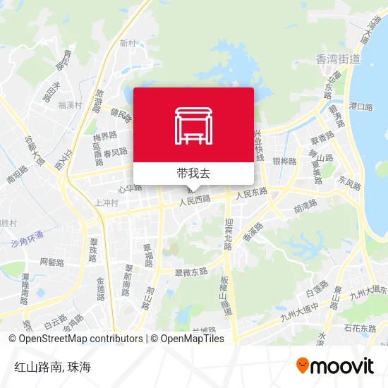 红山路南地图