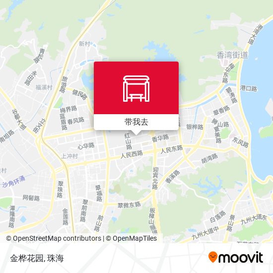 金桦花园地图