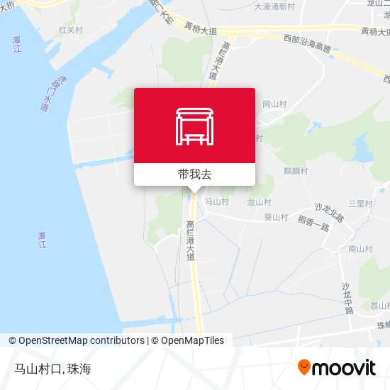 马山村口地图