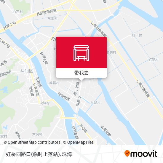 虹桥四路口(临时上落站)地图