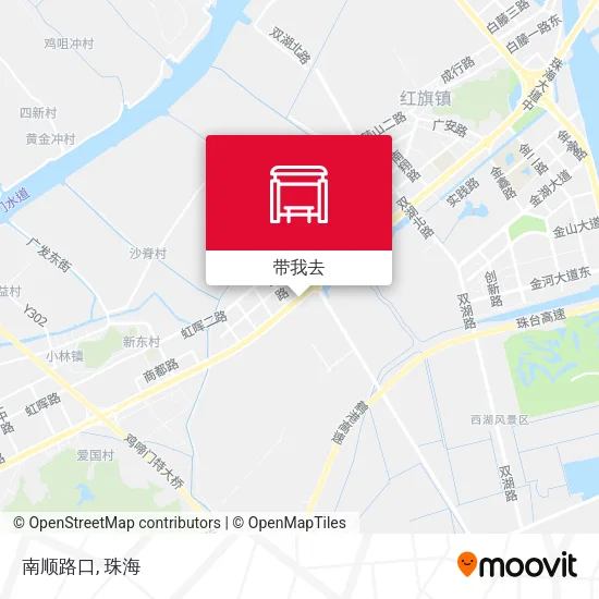 南顺路口地图