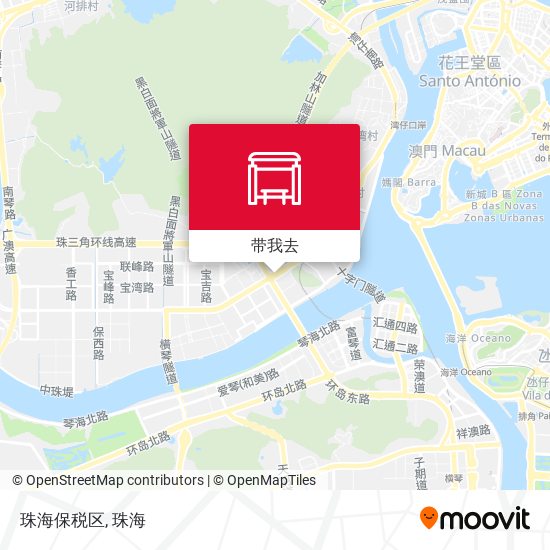 珠海保税区地图