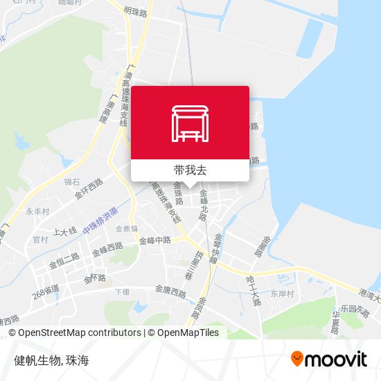 健帆生物地图