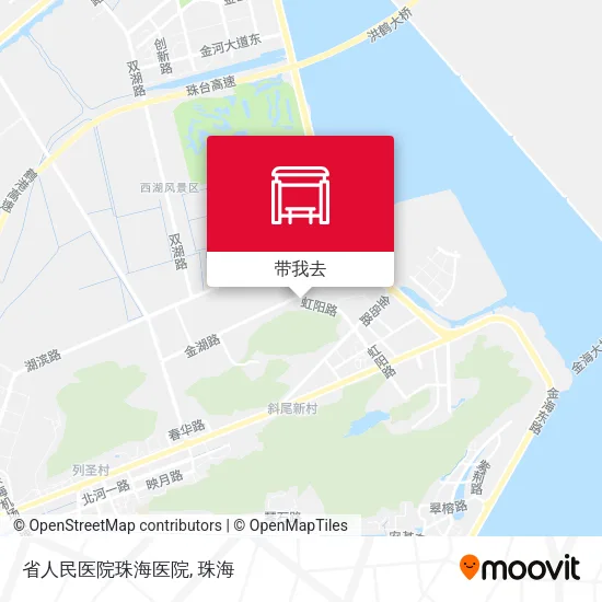 省人民医院珠海医院地图
