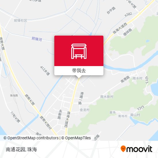 南通花园地图
