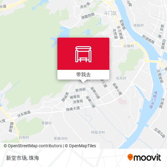 新堂市场地图