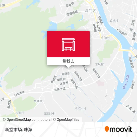 新堂市场地图