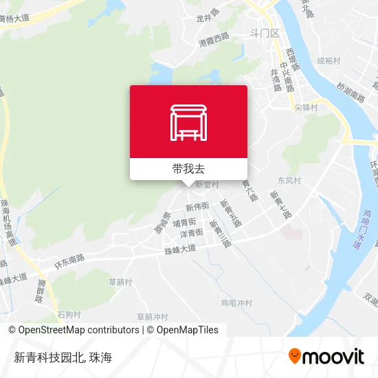 新青科技园北地图