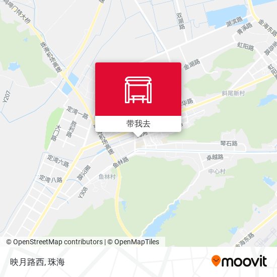 映月路西地图