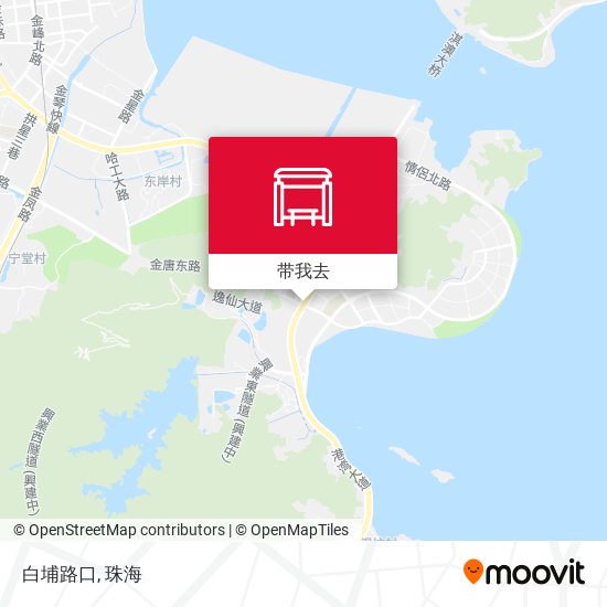 白埔路口地图
