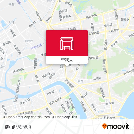 前山邮局地图