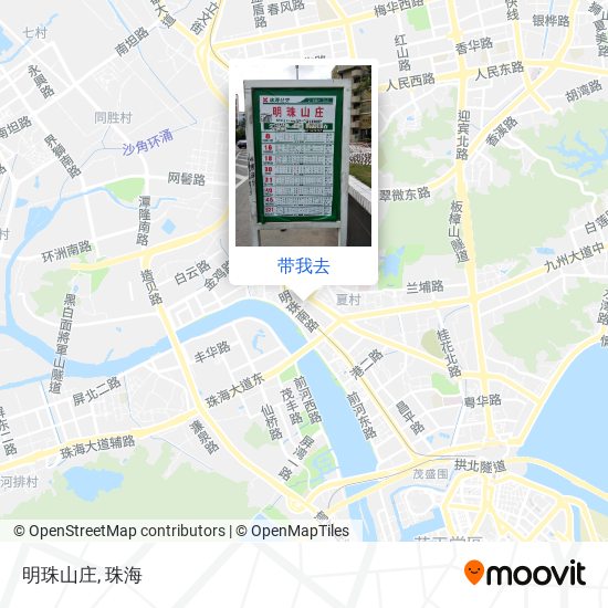 明珠山庄地图