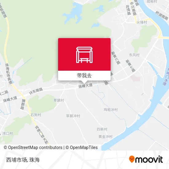 西埔市场地图