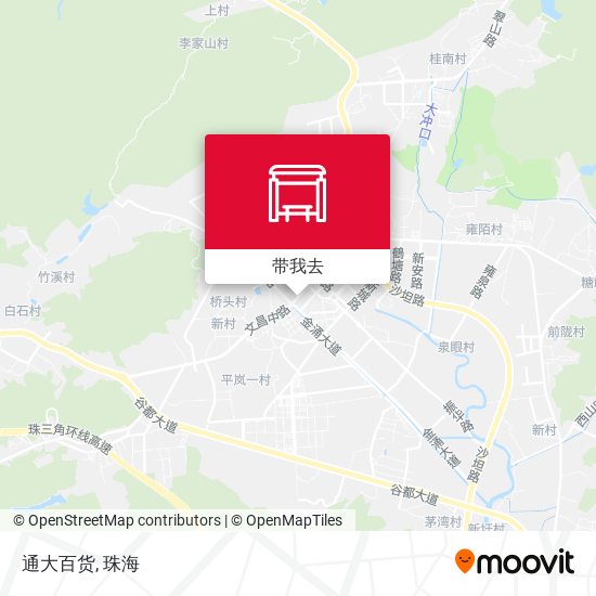 通大百货地图