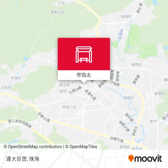 通大百货地图