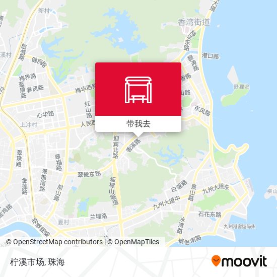 柠溪市场地图