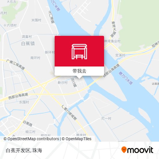 白蕉开发区地图