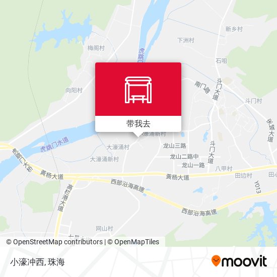 小濠冲西地图