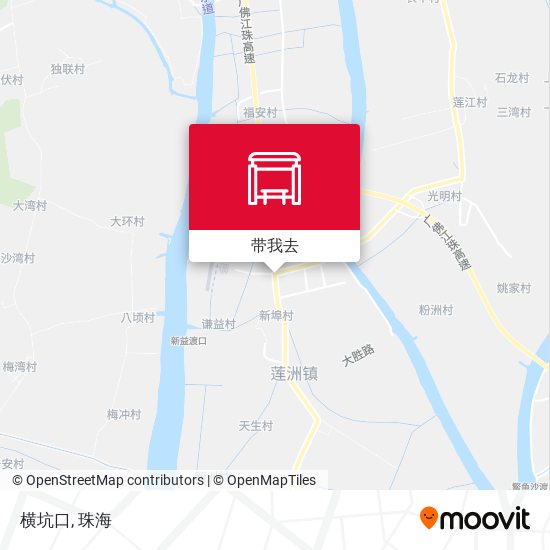 横坑口地图