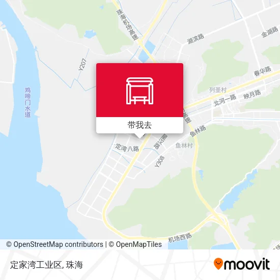 定家湾工业区地图