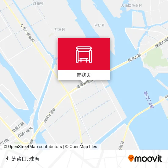 灯笼路口地图