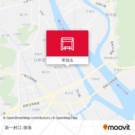 新一村口地图