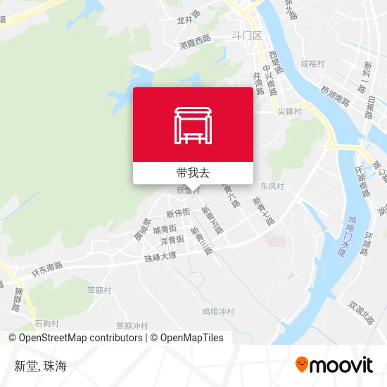 新堂地图