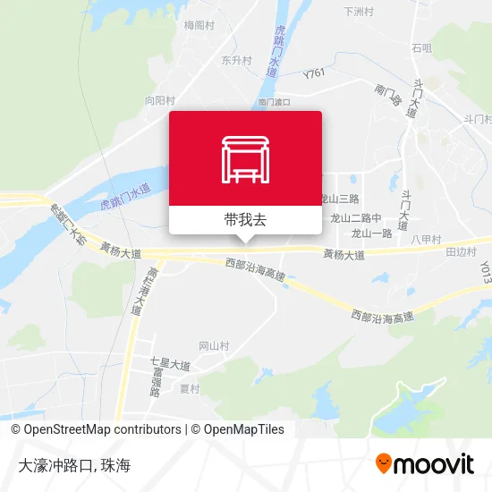 大濠冲路口地图