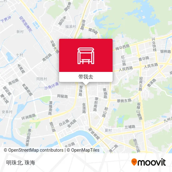 明珠北地图