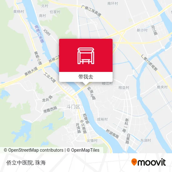 侨立中医院地图