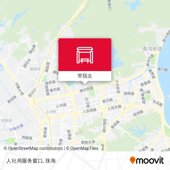 人社局服务窗口地图