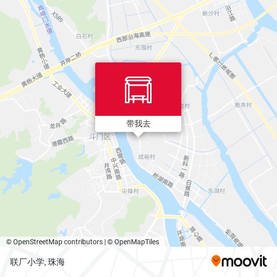 联厂小学地图