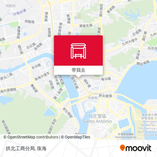 拱北工商分局地图