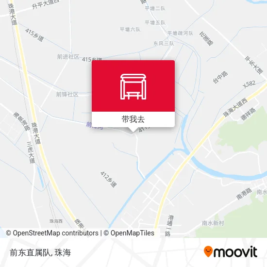 前东直属队地图