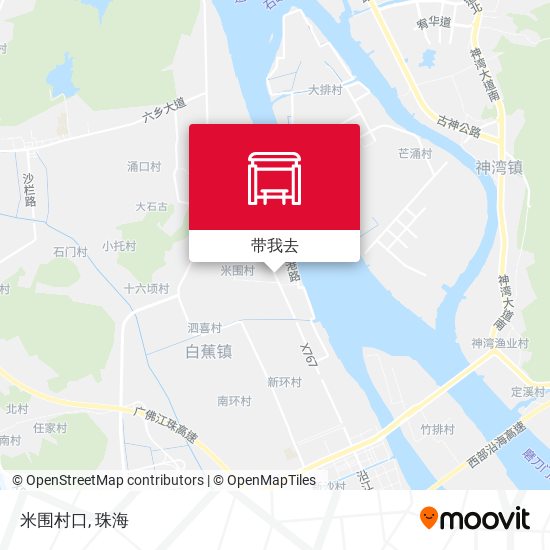 米围村口地图
