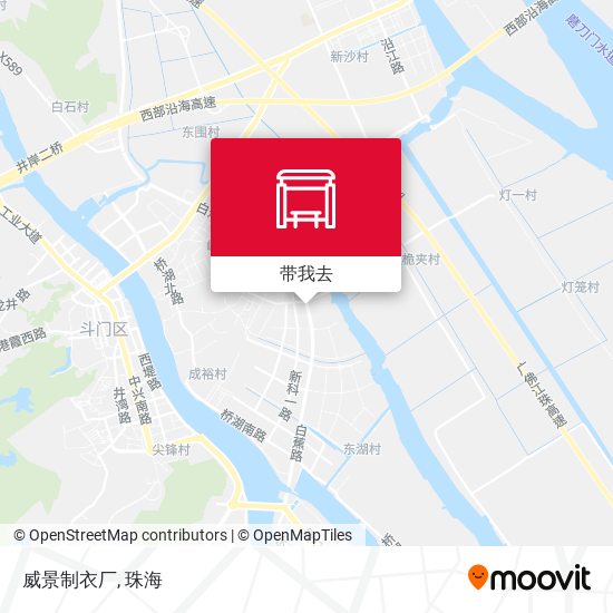 威景制衣厂地图