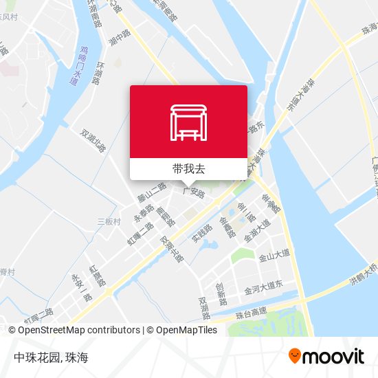 中珠花园地图