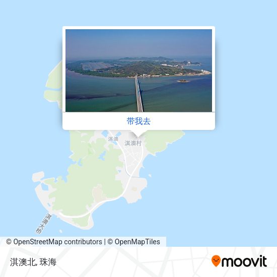 淇澳北地图