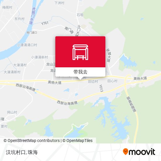 汉坑村口地图