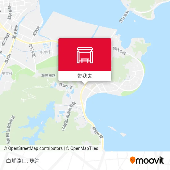 白埔路口地图