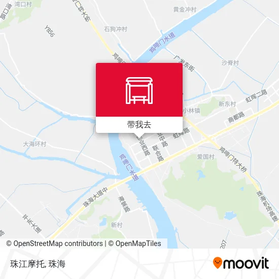 珠江摩托地图
